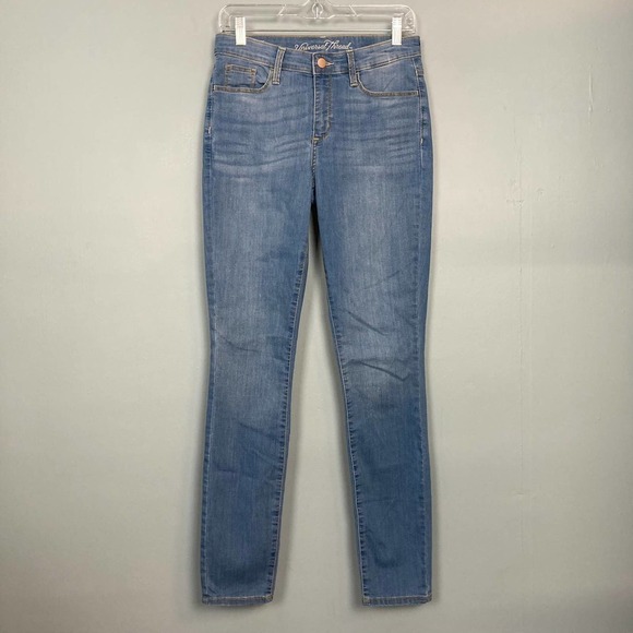 Universal Thread Denim - UNIVERSAL Thread Mid Rise Skinny Light Wash Jeans Women's Size 4/27L Long Length